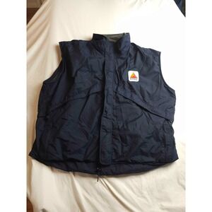 Vintage 90s Y2K WearGuard Citgo Vest Mens 3XL Nylon Fleece Lined Gorpcore Winter